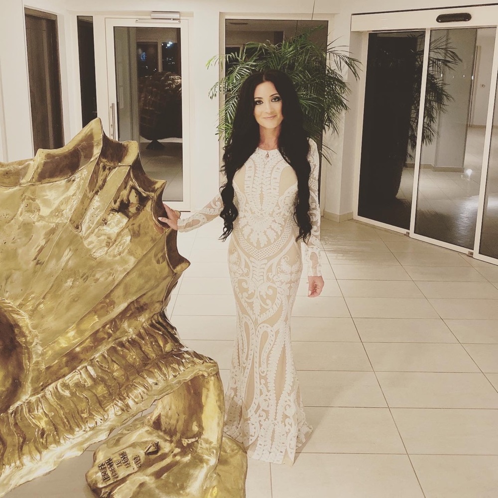 Long sequin mermaid gown